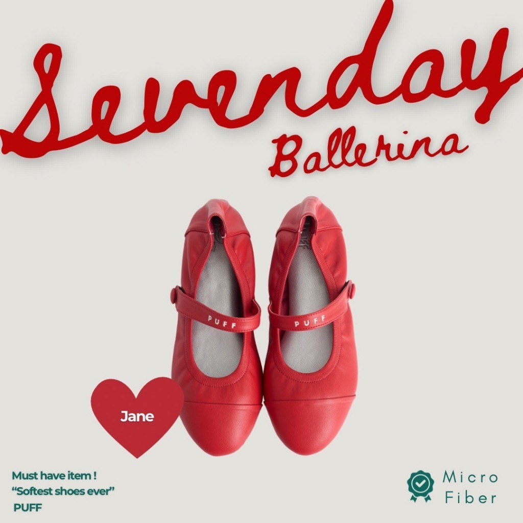 Sevenday Ballerina by Puff Shoes