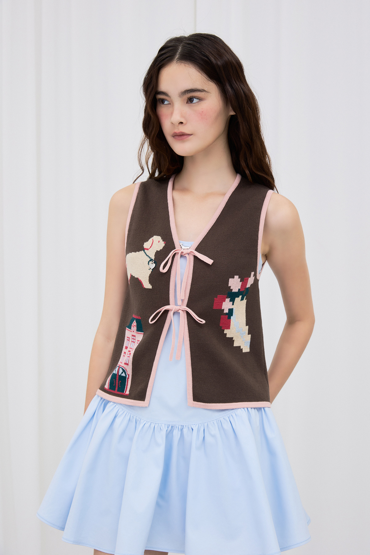 Truffle Treat Knit Vest by GENTLEWOMAN
