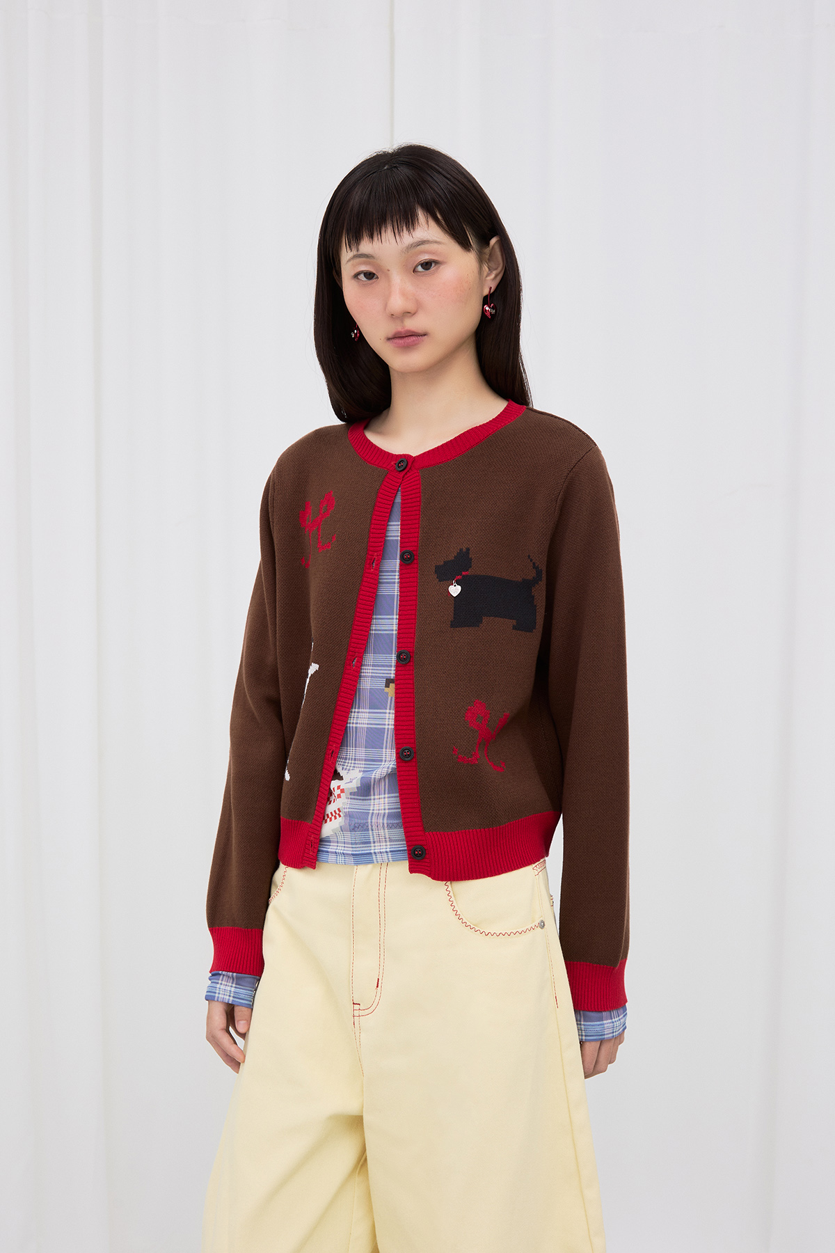 Cocoa Cuddle Knit Cardigan by GENTLEWOMAN