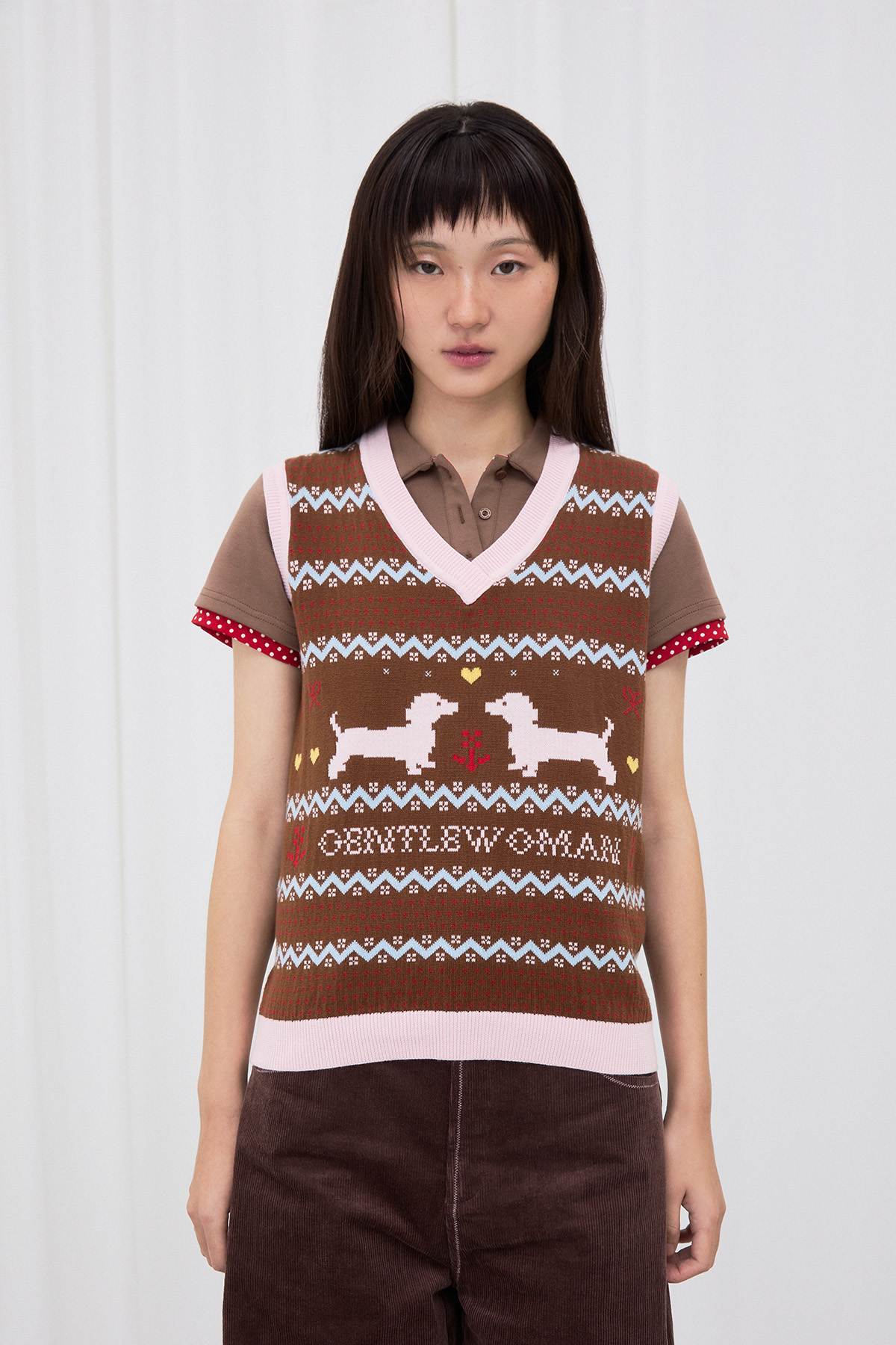 The Snuggle Knit Vest by GENTLEWOMAN