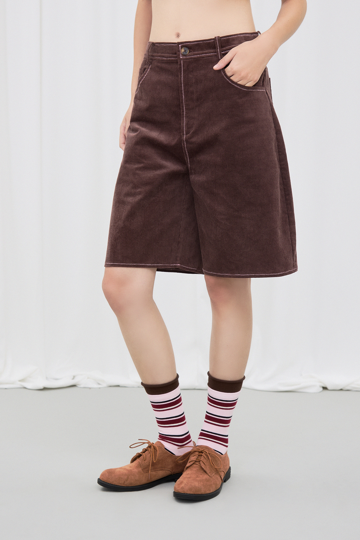 Wanderer Brown Shorts by GENTLEWOMAN