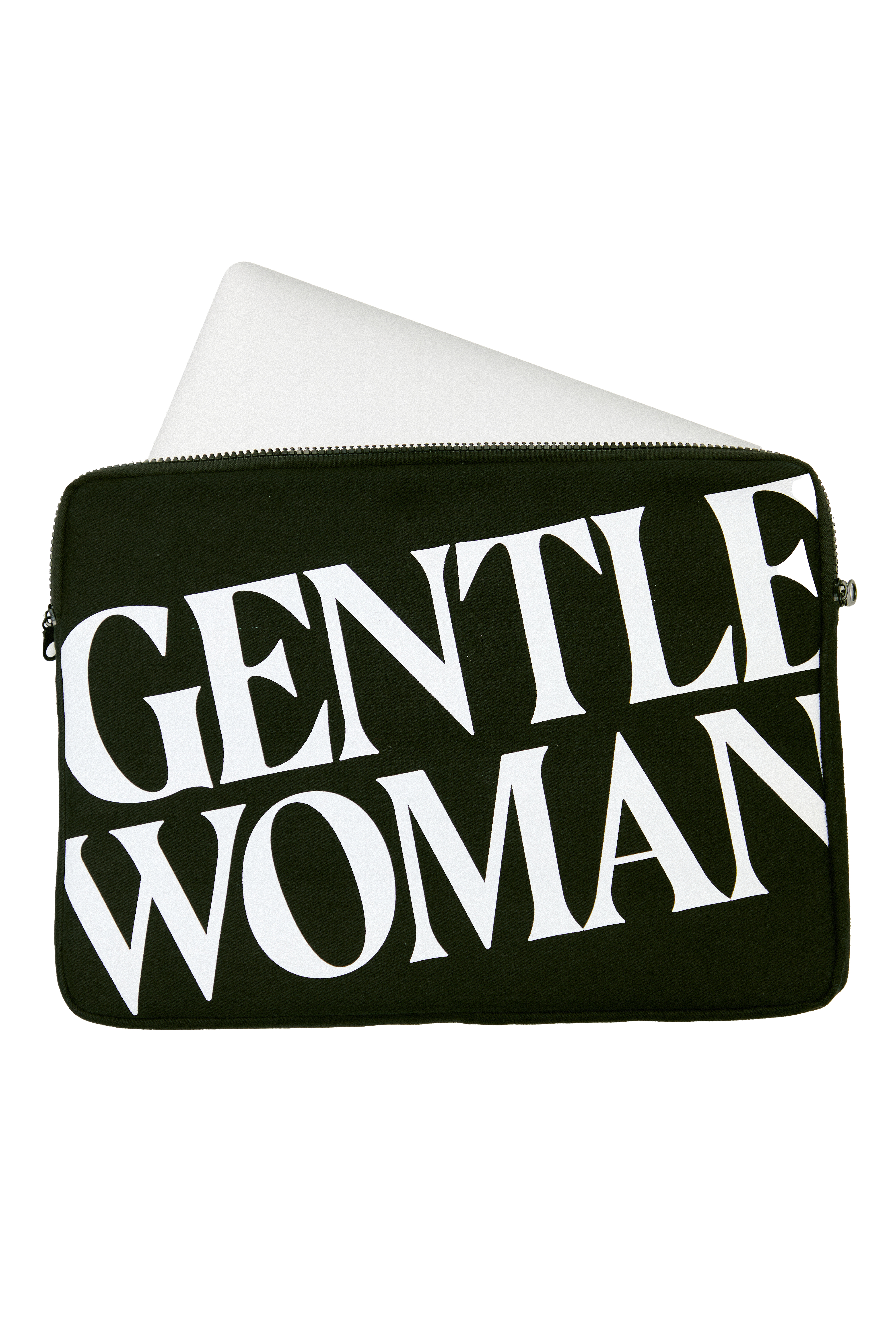 GW Black Laptop Sleeve 13" by GENTLEWOMAN