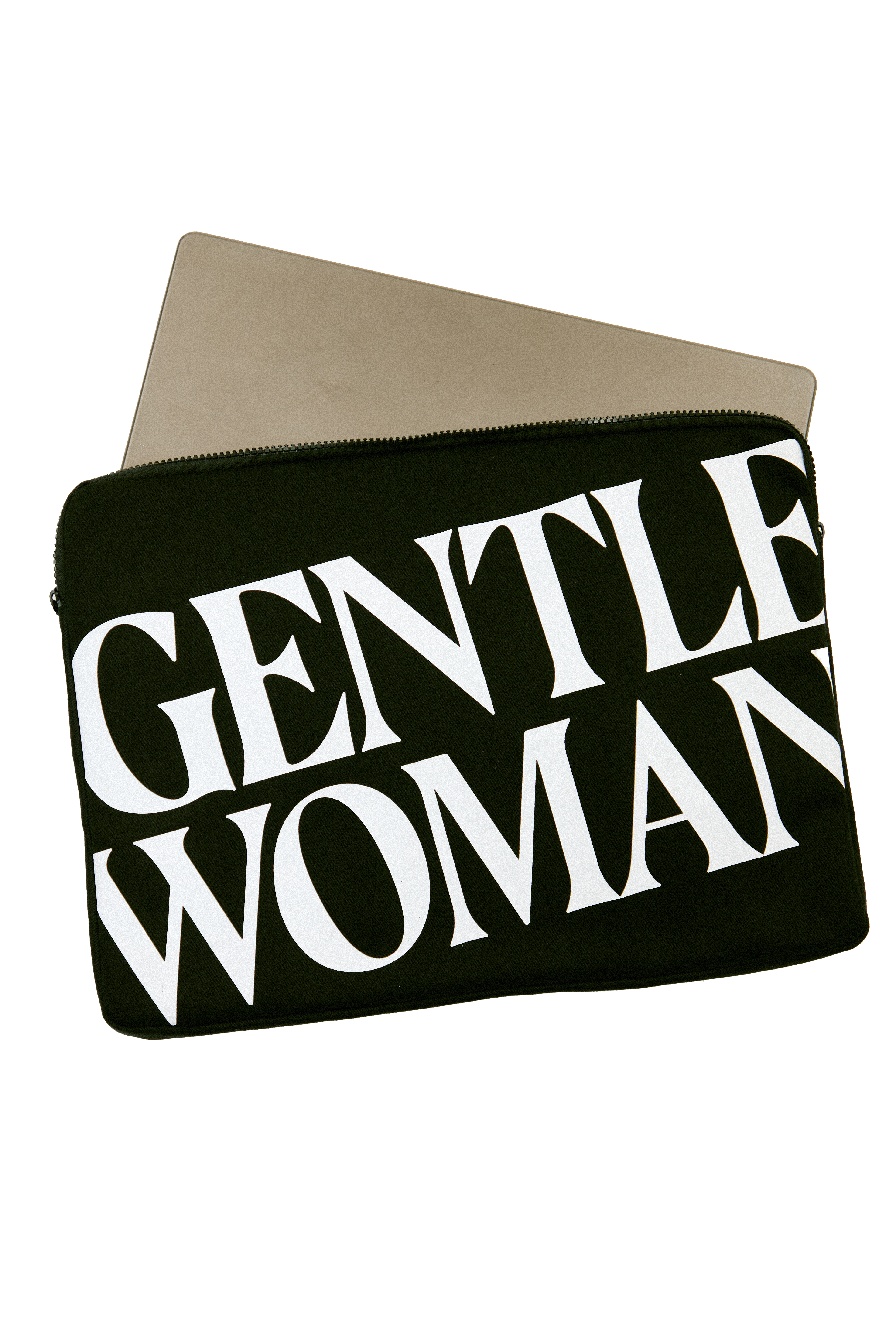 GW Black Laptop Sleeve 15" by GENTLEWOMAN