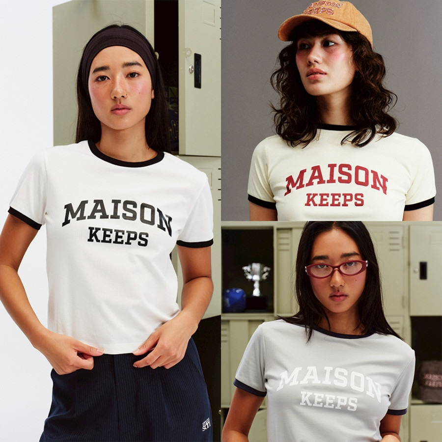 The Ringer College Logo Tee by maison KEEPS