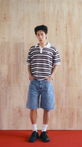Cali Denim Shorts Unisex Jeans by maison KEEPS