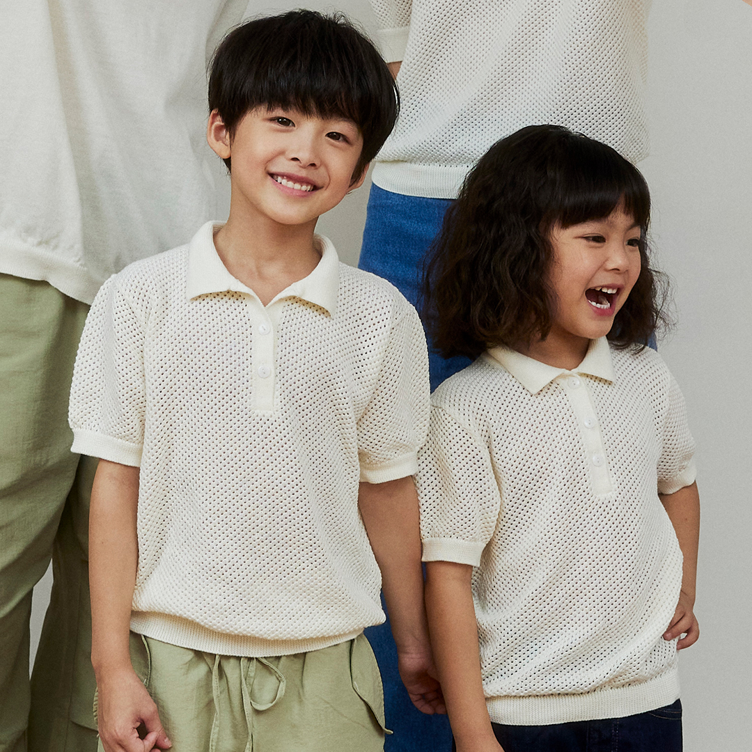Kiko Knitted Polo Tops Shirt by maison KEEPS
