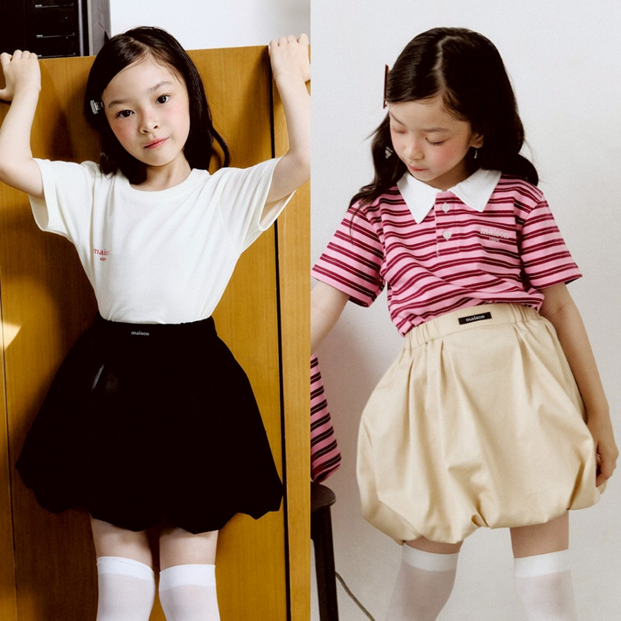 Gail Balloon Kids Skort by maison KEEPS
