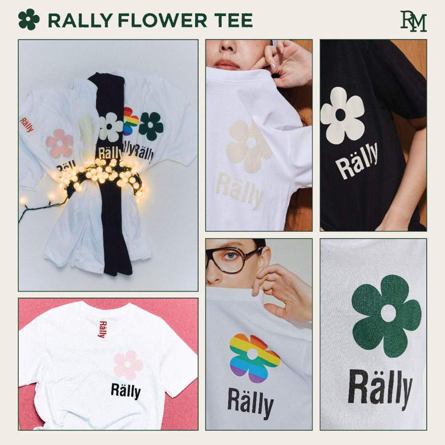 Rally Flower Tee Flowery T-shirt by Rally Movement