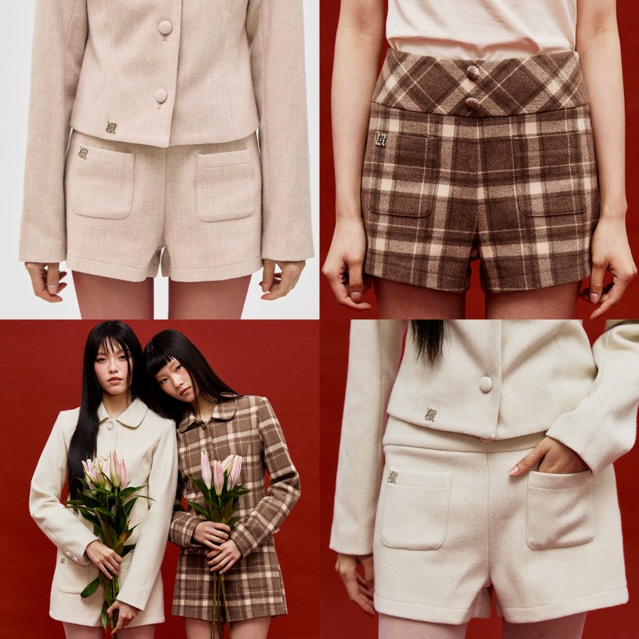 Pinyin Low Waist Shorts by CHUUCHOP