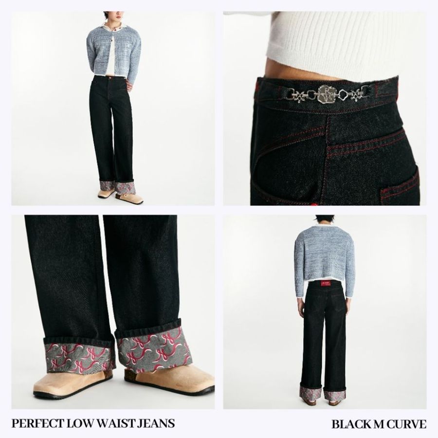 Perfect Low Waist Jeans Seasonal Colors by MERGE