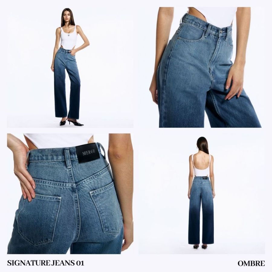 Signature Jeans 01 Ombre Fade Colors by MERGE