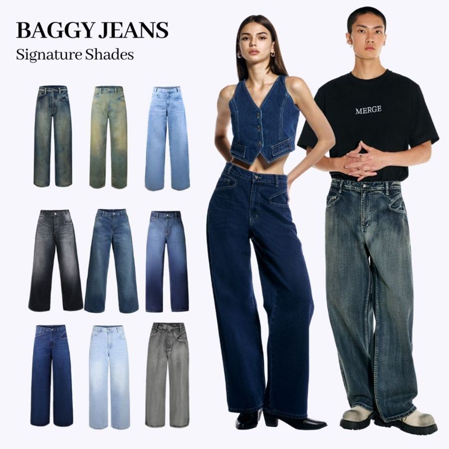 Baggy Jeans Signature Shades by MERGE